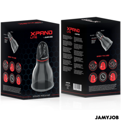 JAMYJOB - BOMBA AUTOMÁTICA PARA TESTÍCULOS XPAND LITE, 3 NIVELES DE SUCCIÓN, GRIS