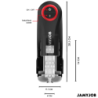 JAMYJOB - MASTURBADOR VAGINAL AUTOMÁTICO POR GRAVEDAD CON 5 MODOS DE EMPUJE Y EFECTOS DE SONIDO