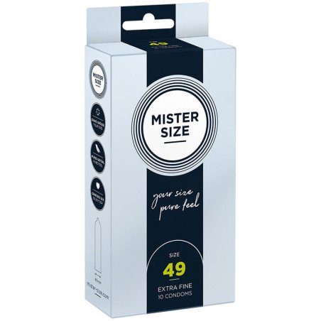 PRESERVATIVO TALLA S 49 MM (10 UNIDADES)