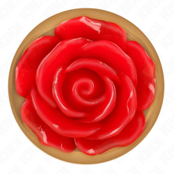 KINK - TAPÓN ANAL DE ORO ROSA CON ROSA ROJA
