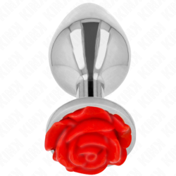 KINK - PLUG ANAL ROSA ROJA TALLA L