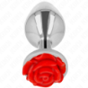 KINK - PLUG ANAL ROSA ROJA TALLA L