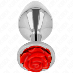 KINK - PLUG ANAL ROSA ROJA TALLA M