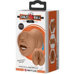 TORO LOCO - ZOEY DOBLE MASTURBADOR BOCA Y VAGINA CARNE
