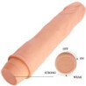 BAILE - DWARF VIBRADOR REALÍSTICO 21 CM NATURAL