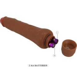 BAILE - DRYAD VIBRADOR REALÍSTICO 25 CM MULATO