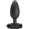 PRETTY LOVE - VIBRA BUTT PLUG 2 PLUG ANAL 10 VIBRACIONES NEGRO