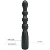 PRETTY LOVE - FEDERER VIBRADOR ANAL 12 VIBRACIONES NEGRO