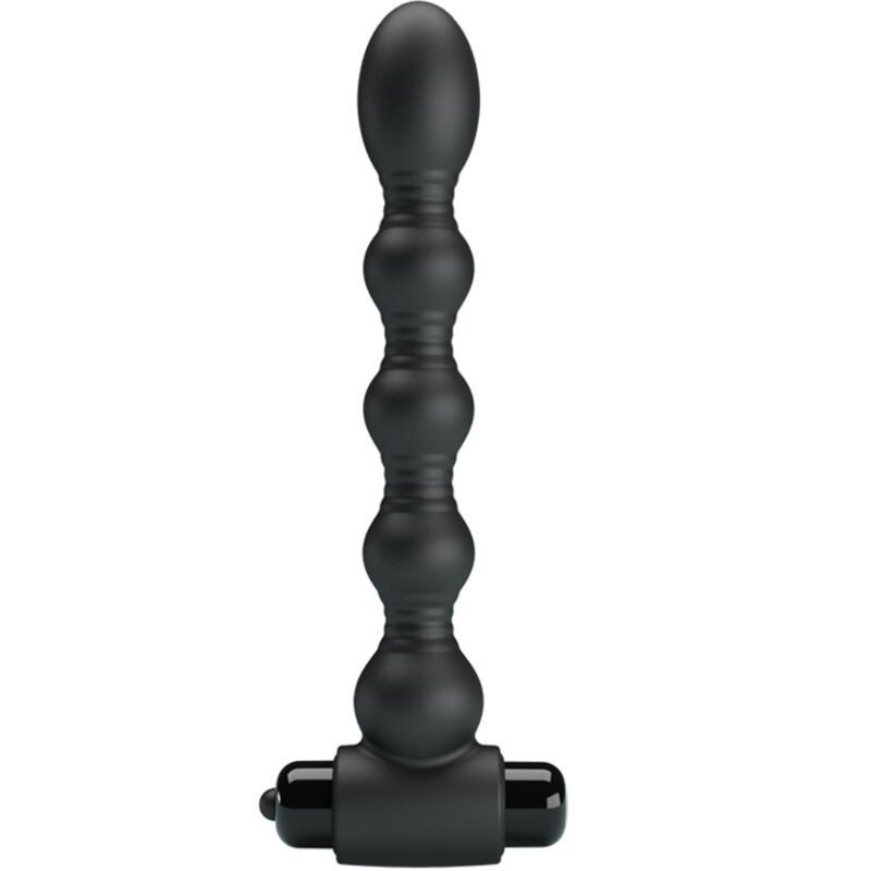 PRETTY LOVE - LYNN PLUG ANAL SILICONA 10 VIBRACIONES NEGRO