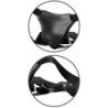 KING COCK - KIT DE ARNÉS AJUSTABLE ELITE DELUXE CON ANILLO, TESTÍCULOS Y DILDO DE 20,3 CM