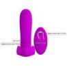 PRETTY LOVE - MASAJEADOR & VIBRADOR 12 VIBRACIONES CONTROL REMOTO MORADO