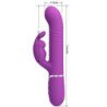 PRETTY LOVE - COALE VIBRADOR RABBIT MULTIFUNCIÓN 4 EN 1 MORADO
