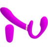 PRETTY LOVE - VIBRADOR DOBLE CON CORREA THUNDERBIRD CON CONTROL REMOTO MORADO