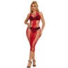 SUBBLIME - 952327 VESTIDO LARGO DE RED ROJA TALLA ÚNICA
