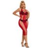 SUBBLIME - 952327 VESTIDO LARGO DE RED ROJA TALLA ÚNICA