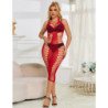 SUBBLIME - 952327 VESTIDO LARGO DE RED ROJA TALLA ÚNICA