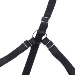 SUBBLIME - 955199 CONJUNTO DE SUJETADOR CON LAZO NEGRO AJUSTABLE S/M