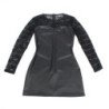 SUBBLIME - 955595 VESTIDO DE MANGA LARGA CON ENCAJE NEGRO TALLA S/M