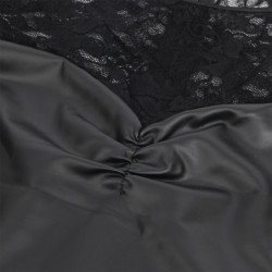 SUBBLIME - 955595 VESTIDO DE MANGA LARGA CON ENCAJE NEGRO TALLA S/M