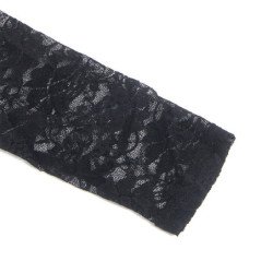 SUBBLIME - 955595 VESTIDO DE MANGA LARGA CON ENCAJE NEGRO TALLA S/M