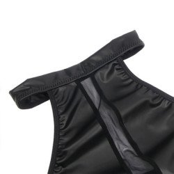 SUBBLIME - 955489 VESTIDO CON CUELLO HALTER Y TRANSPARENCIAS NEGRO L/XL