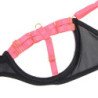 SUBBLIME - 955304 CONJUNTO DE SUJETADOR CON COLLAR Y DETALLES EN LAS PIERNAS ROSA FLUORESCENTE L/XL