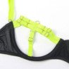 SUBBLIME - 955281 CONJUNTO DE SUJETADOR CON COLLAR Y DETALLES EN LAS PIERNAS VERDE FLUORESCENTE L/XL