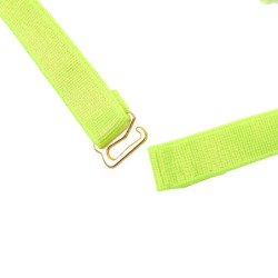 SUBBLIME - 955274 CONJUNTO DE SUJETADOR CON COLLAR Y DETALLES EN LAS PIERNAS VERDE FLUORESCENTE S/M