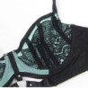SUBBLIME - 955564 CONJUNTO DE SUJETADOR DE MALLA CON CREMALLERA DE CHAROL VERDE L/XL