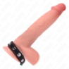 KINK - ANILLO DE PENE DE CUERO CON PINCHOS 21,5 X 1,6 CM