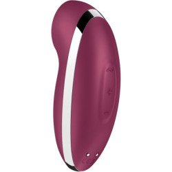 SATISFYER - TAP & CLIMAX 2 VIBRADOR & ESTIMULADOR ROJO