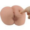 CRAZY BULL - BERNACE TRASERO VIBRADOR CON VAGINA Y ANO REALÍSTICO NATURAL CONTROL REMOTO