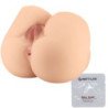 CRAZY BULL - ROLONDA TRASERO VIBRADOR CON VAGINA Y ANO REALÍSTICO NATURAL