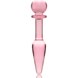 NEBULA SERIES BY IBIZA - MODELO 7 PLUG CRISTAL ROSA 13.5 CM -O- 3 CM