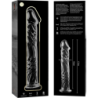 NEBULA SERIES BY IBIZA - MODELO 12 DILDO CRISTAL TRANSPARENTE 17 CM -O- 3.5 CM
