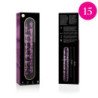SERIE NEBULA DE IBIZA - MODELO 15 DILDO DE VIDRIO DE BOROSILICATO ROSA 18,5 CM -O- 3 CM