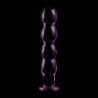 SERIE NEBULA DE IBIZA - MODELO 10 DILDO DE VIDRIO DE BOROSILICATO ROSA 16,5 CM -O- 3,5 CM
