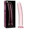 SERIE NEBULA DE IBIZA - MODELO 9 DILDO DE VIDRIO DE BOROSILICATO ROSA 15,5 CM -O- 2,5 CM