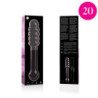 SERIE NEBULA DE IBIZA - MODELO 20 DILDO DE VIDRIO DE BOROSILICATO ROSA 20,5 CM -O- 3 CM