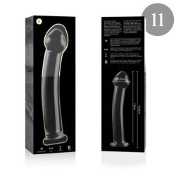 NEBULA SERIES BY IBIZA - MODELO 11 DILDO CRISTAL TRANSPARENTE 16 CM -O- 3 CM