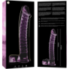 SERIE NEBULA DE IBIZA - MODELO 23 DILDO DE VIDRIO DE BOROSILICATO ROSA 21,5 CM -O- 4 CM