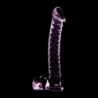 NEBULA SERIES BY IBIZA - MODELO 23 DILDO CRISTAL ROSA 21.5 CM -O- 4 CM