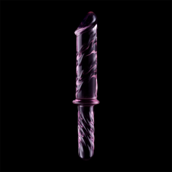 NEBULA SERIES BY IBIZA - MODELO 24 DILDO CRISTAL ROSA 28.5 CM -O- 5 CM