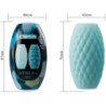 PRETTY LOVE - ATHENA EROS MASTURBADOR MASCULINO DE SILICONA AZUL CIELO