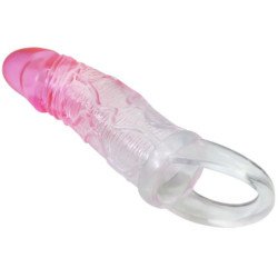 PRETTY LOVE - ODES FUNDA REALISTA DE 2 CM PARA AGRANDAMIENTO DE PENE ROSA