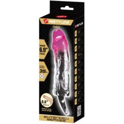 PRETTY LOVE - ODES FUNDA REALISTA DE 2 CM PARA AGRANDAMIENTO DE PENE ROSA