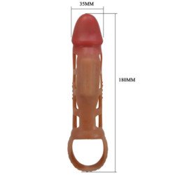 PRETTY LOVE - PRESTON FUNDA PARA PENE CON VIBRACIÓN DE 18 CM