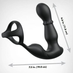 ANAL FANTASY ELITE COLLECTION - ANILLO Y MASAJEADOR ANAL VIBRADOR CON CONTROL REMOTO