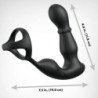 ANAL FANTASY ELITE COLLECTION - ANILLO Y MASAJEADOR ANAL VIBRADOR CON CONTROL REMOTO
