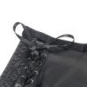 SUBBLIME - 957582 CONJUNTO DE SUJETADOR Y FALDA DE CUERO NEGRO TALLA S/M